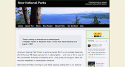 Desktop Screenshot of newnationalparks.org